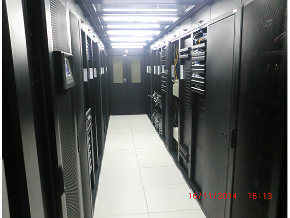 雷迪司150KVA模块化UPS应用在筠连县政府模块化数据中心机房